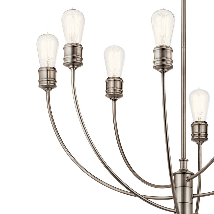 Myhouse Lighting Kichler - 52255CLP - Eight Light Chandelier - Hatton - Classic Pewter