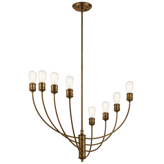 Myhouse Lighting Kichler - 52255SB - Eight Light Chandelier - Hatton - Satin Bronze