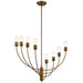 Myhouse Lighting Kichler - 52255SB - Eight Light Chandelier - Hatton - Satin Bronze