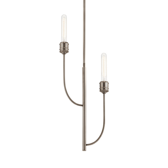 Myhouse Lighting Kichler - 52258CLP - Two Light Pendant - Hatton - Classic Pewter