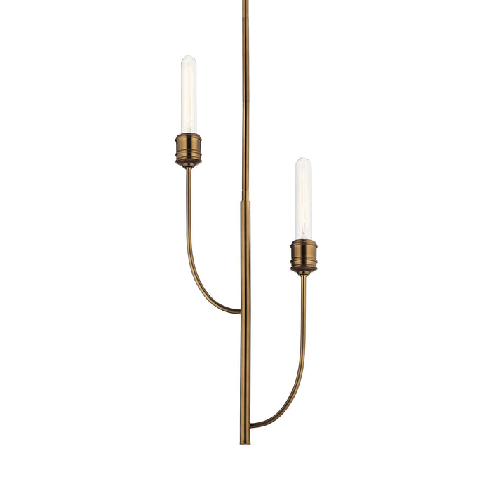 Myhouse Lighting Kichler - 52258SB - Two Light Pendant - Hatton - Satin Bronze