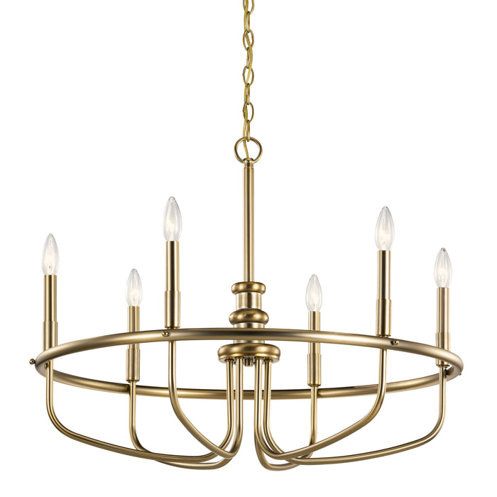 Myhouse Lighting Kichler - 52304CLZ - Six Light Chandelier - Capitol Hill - Classic Bronze