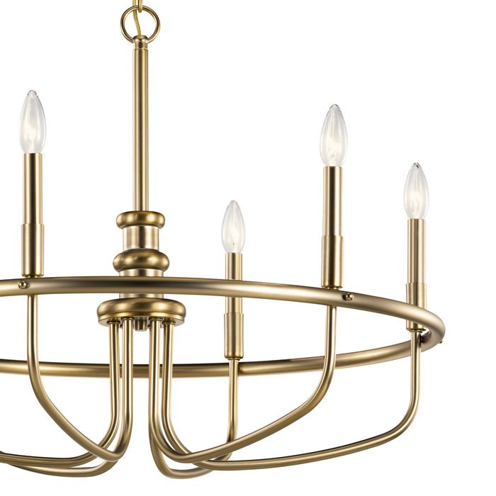 Myhouse Lighting Kichler - 52304CLZ - Six Light Chandelier - Capitol Hill - Classic Bronze