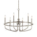 Myhouse Lighting Kichler - 52304NI - Six Light Chandelier - Capitol Hill - Brushed Nickel