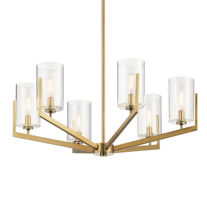 Myhouse Lighting Kichler - 52314BNB - Six Light Chandelier - Nye - Brushed Natural Brass