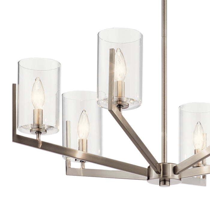 Myhouse Lighting Kichler - 52314CLP - Six Light Chandelier - Nye - Classic Pewter