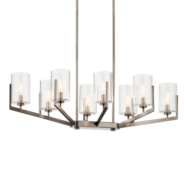 Myhouse Lighting Kichler - 52315CLP - Eight Light Chandelier - Nye - Classic Pewter