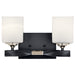 Myhouse Lighting Kichler - 55001BK - Two Light Bath - Marette - Black