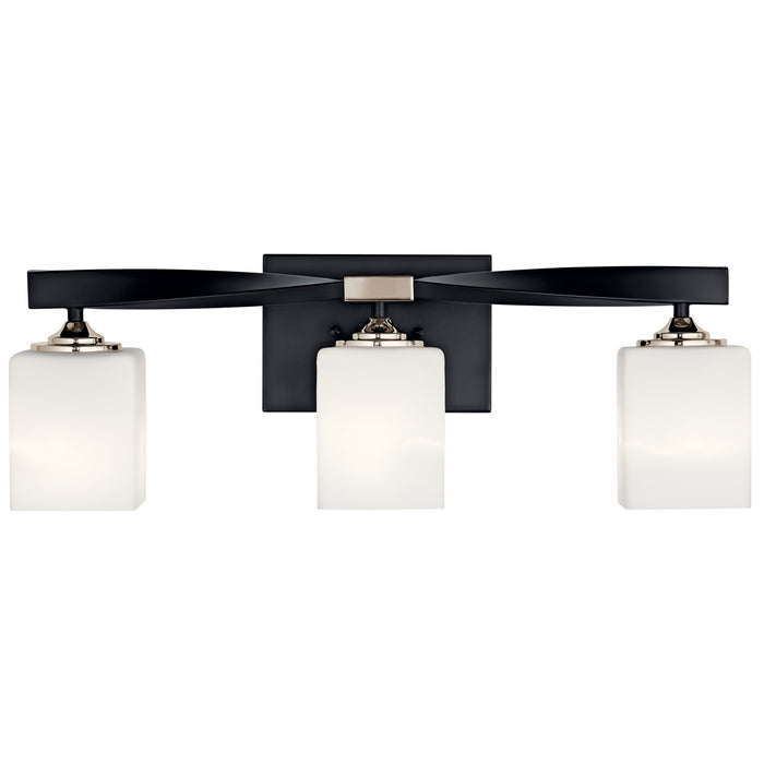 Myhouse Lighting Kichler - 55002BK - Three Light Bath - Marette - Black