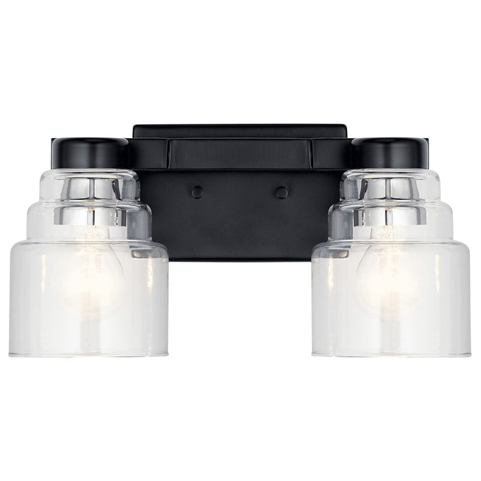 Myhouse Lighting Kichler - 55011BK - Two Light Bath - Vionnet - Black