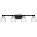 Myhouse Lighting Kichler - 55013BK - Four Light Bath - Vionnet - Black