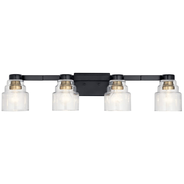 Myhouse Lighting Kichler - 55013BK - Four Light Bath - Vionnet - Black