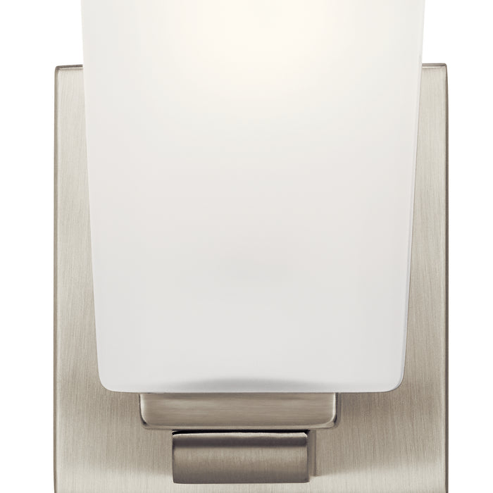 Myhouse Lighting Kichler - 55015NI - One Light Wall Sconce - Roehm - Brushed Nickel