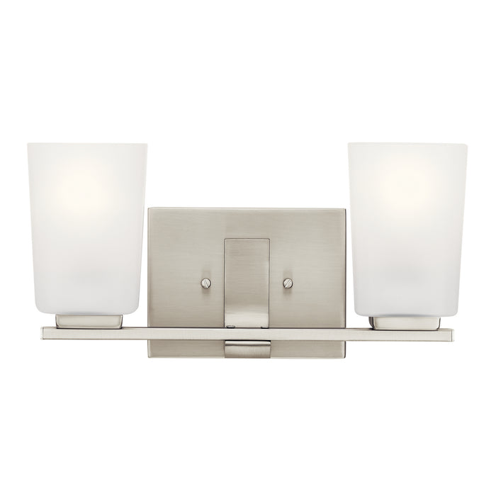 Myhouse Lighting Kichler - 55016NI - Two Light Bath - Roehm - Brushed Nickel