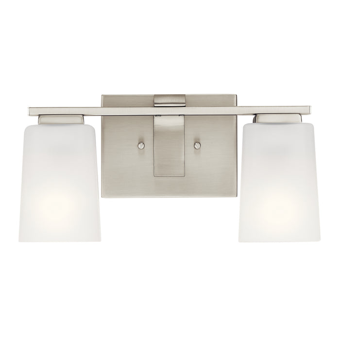 Myhouse Lighting Kichler - 55016NI - Two Light Bath - Roehm - Brushed Nickel
