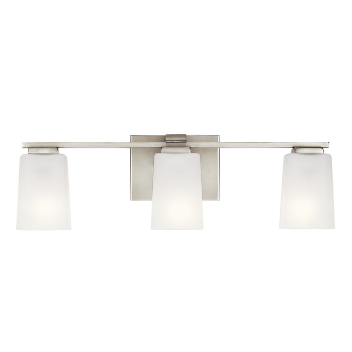 Myhouse Lighting Kichler - 55017NI - Three Light Bath - Roehm - Brushed Nickel