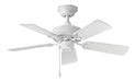 Myhouse Lighting Hinkley - 901836FAW-NWA - 36"Ceiling Fan - Cabana - Appliance White