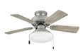 Myhouse Lighting Hinkley - 901836FBN-NWA - 36"Ceiling Fan - Cabana - Brushed Nickel