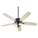 Myhouse Lighting Quorum - 7052-269 - 52"Ceiling Fan - Breeze - Textured Black