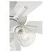 Myhouse Lighting Quorum - 7052-308 - 52"Ceiling Fan - Breeze - Studio White