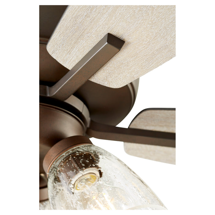 Myhouse Lighting Quorum - 7052-386 - 52"Ceiling Fan - Breeze - Oiled Bronze
