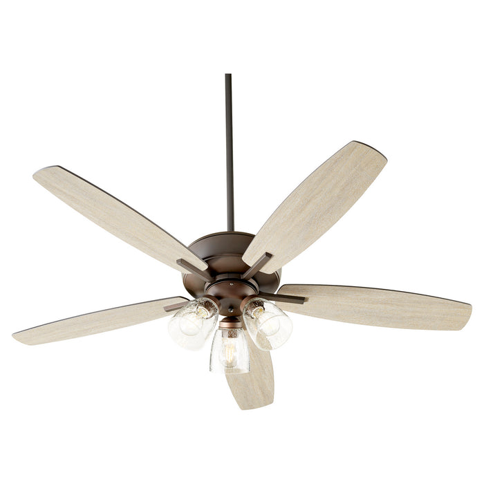 Myhouse Lighting Quorum - 7052-386 - 52"Ceiling Fan - Breeze - Oiled Bronze