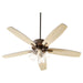 Myhouse Lighting Quorum - 7052-486 - 52"Ceiling Fan - Breeze - Oiled Bronze