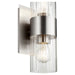 Myhouse Lighting Quorum - 5826-2-65 - Two Light Wall Mount - 5826 Clear Fluted Wall Mounts - Satin Nickel