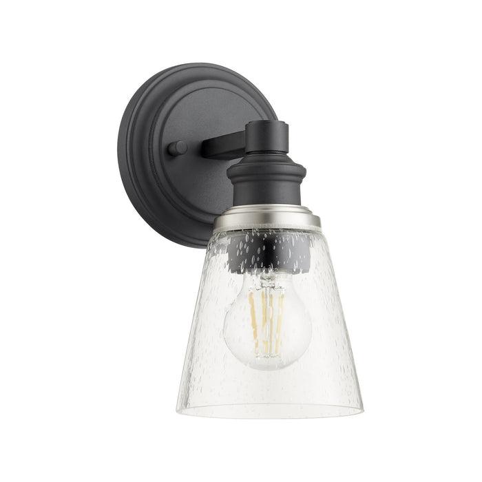 Myhouse Lighting Quorum - 509-1-69 - One Light Wall Mount - Dunbar - Textured Black