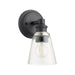 Myhouse Lighting Quorum - 509-1-69 - One Light Wall Mount - Dunbar - Textured Black