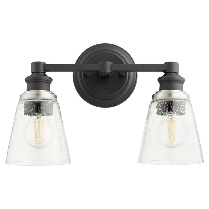 Myhouse Lighting Quorum - 509-2-69 - Two Light Wall Mount - Dunbar - Textured Black