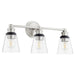 Myhouse Lighting Quorum - 509-3-65 - Three Light Vanity - Dunbar - Satin Nickel