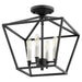 Myhouse Lighting Quorum - 304-13-69 - Four Light Dual Mount - Gabriel - Textured Black