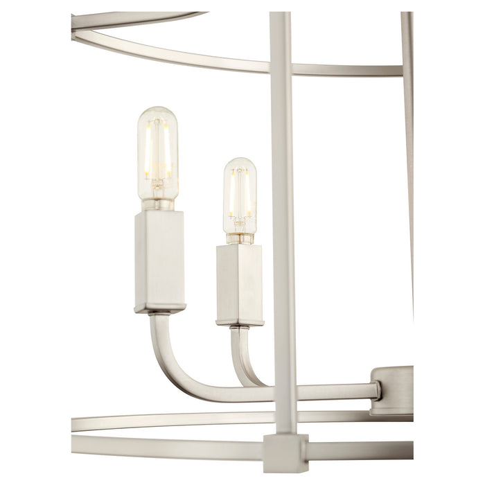 Myhouse Lighting Quorum - 646-5-65 - Five Light Nook - Olympus - Satin Nickel