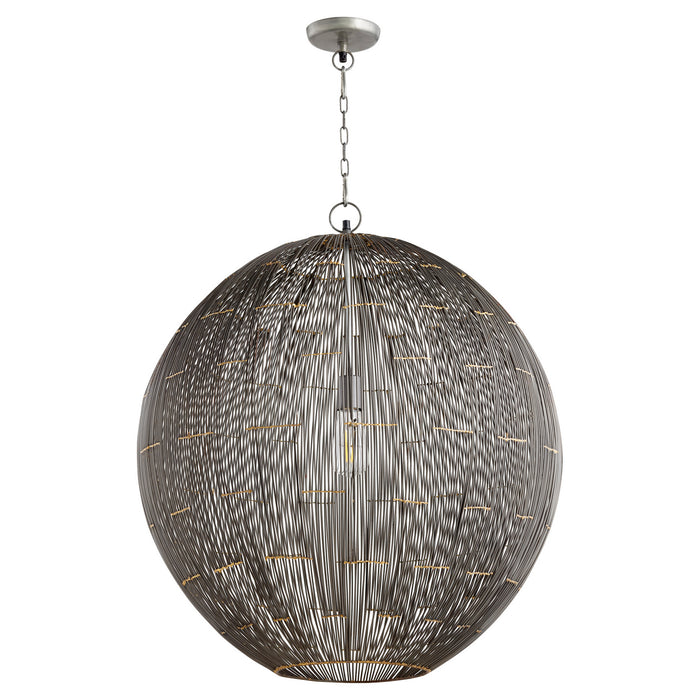 Myhouse Lighting Quorum - 831-26-93 - One Light Pendant - Artisan Pendants - Charcoal