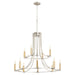 Myhouse Lighting Quorum - 696-12-65 - 12 Light Chandelier - Olympus - Satin Nickel