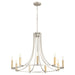 Myhouse Lighting Quorum - 696-9-65 - Nine Light Chandelier - Olympus - Satin Nickel