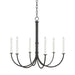 Myhouse Lighting Visual Comfort Studio - CC1146IO - Six Light Chandelier - Champlain - Iron Oxide