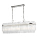 Myhouse Lighting Visual Comfort Studio - CC1307PN - Seven Light Linear Chandelier - Beckett - Polished Nickel