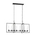 Myhouse Lighting Visual Comfort Studio - CC1406AI - Six Light Chandelier - Keystone - Aged Iron