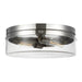 Myhouse Lighting Visual Comfort Studio - CF1032PN - Two Light Flush Mount - Garrett - Polished Nickel