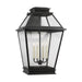 Myhouse Lighting Visual Comfort Studio - CO1044DWZ - Four Light Outdoor Wall Lantern - Falmouth - Dark Weathered Zinc