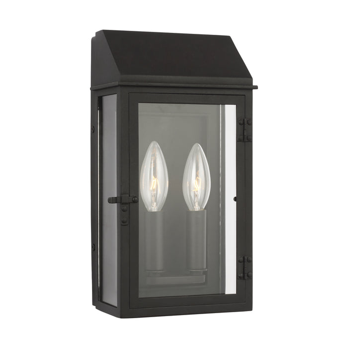 Myhouse Lighting Visual Comfort Studio - CO1252TXB - Two Light Outdoor Wall Lantern - Hingham - Textured Black