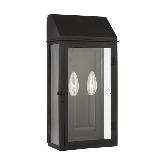 Myhouse Lighting Visual Comfort Studio - CO1262TXB - Two Light Outdoor Wall Lantern - Hingham - Textured Black