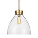 Myhouse Lighting Visual Comfort Studio - CP1121BBS - One Light Pendant - Garrett - Burnished Brass