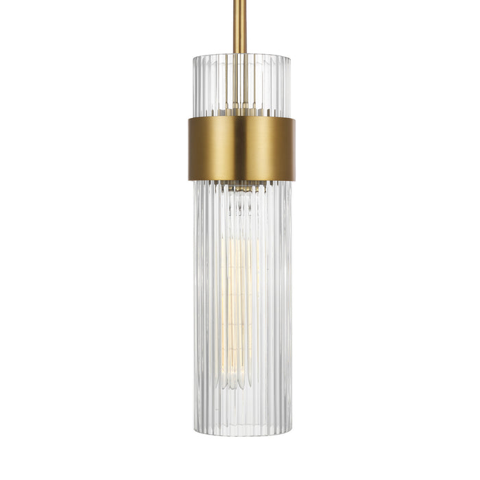 Myhouse Lighting Visual Comfort Studio - CP1161BBS - One Light Pendant - Geneva - Burnished Brass