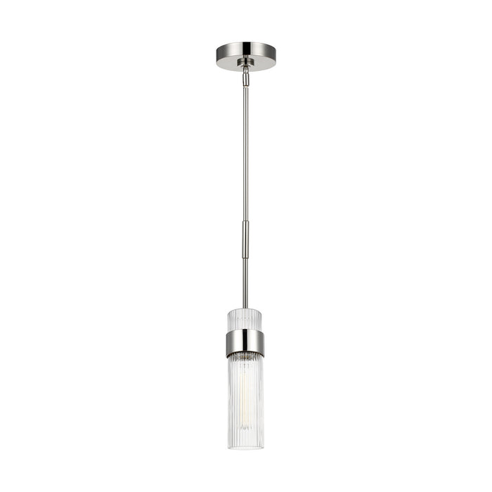 Myhouse Lighting Visual Comfort Studio - CP1161PN - One Light Pendant - Geneva - Polished Nickel