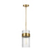 Myhouse Lighting Visual Comfort Studio - CP1171BBS - One Light Pendant - Geneva - Burnished Brass