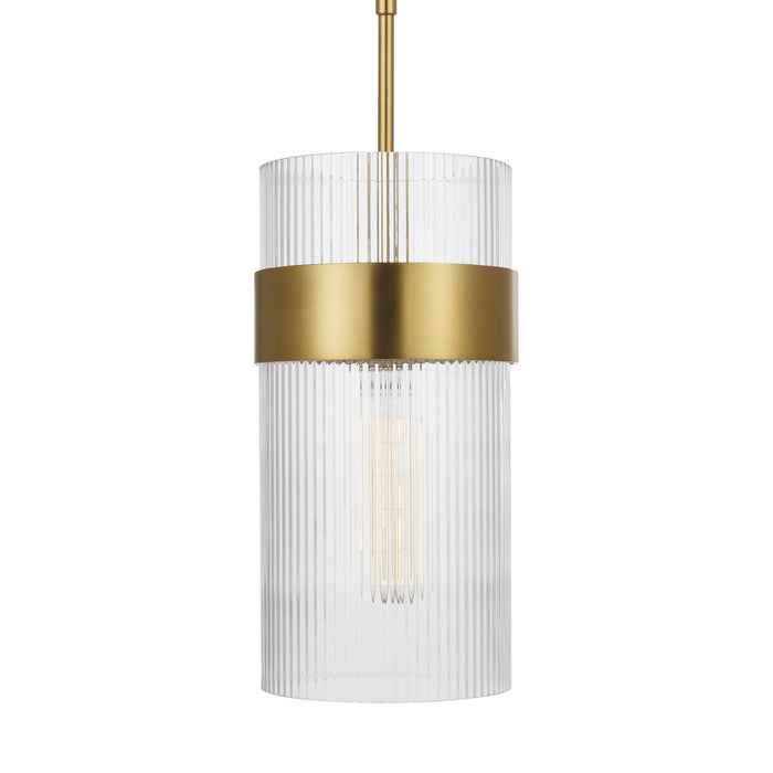 Myhouse Lighting Visual Comfort Studio - CP1171BBS - One Light Pendant - Geneva - Burnished Brass