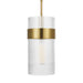 Myhouse Lighting Visual Comfort Studio - CP1171BBS - One Light Pendant - Geneva - Burnished Brass